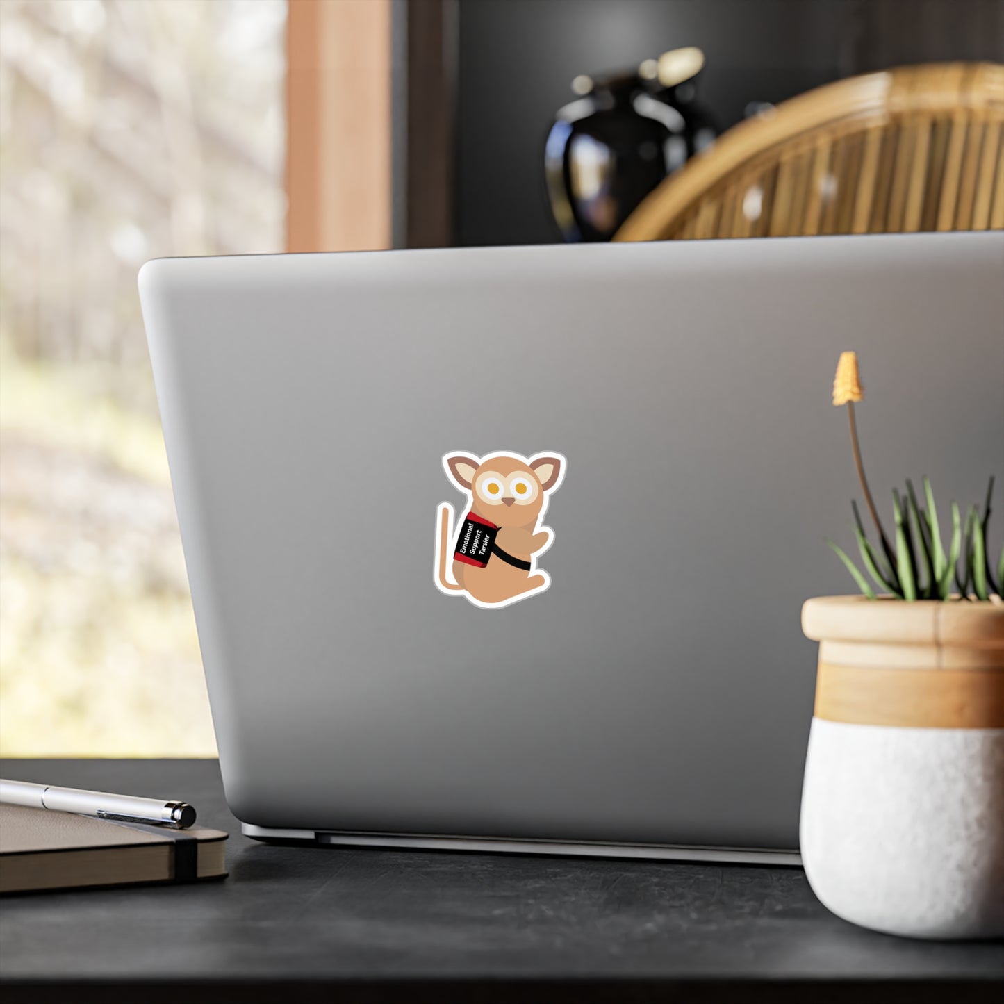 Emotional Support Tarsier Vinyl Decal