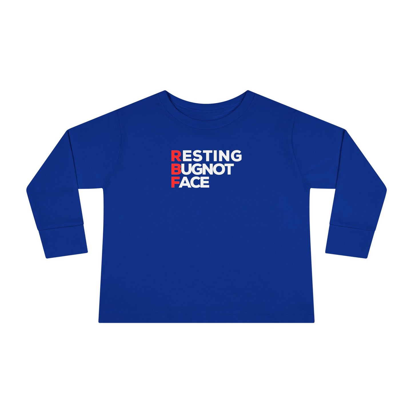 Resting Bugnot Face Long Sleeve Tee - Toddler