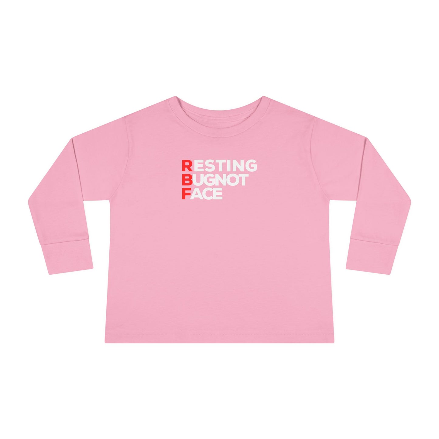 Resting Bugnot Face Long Sleeve Tee - Toddler