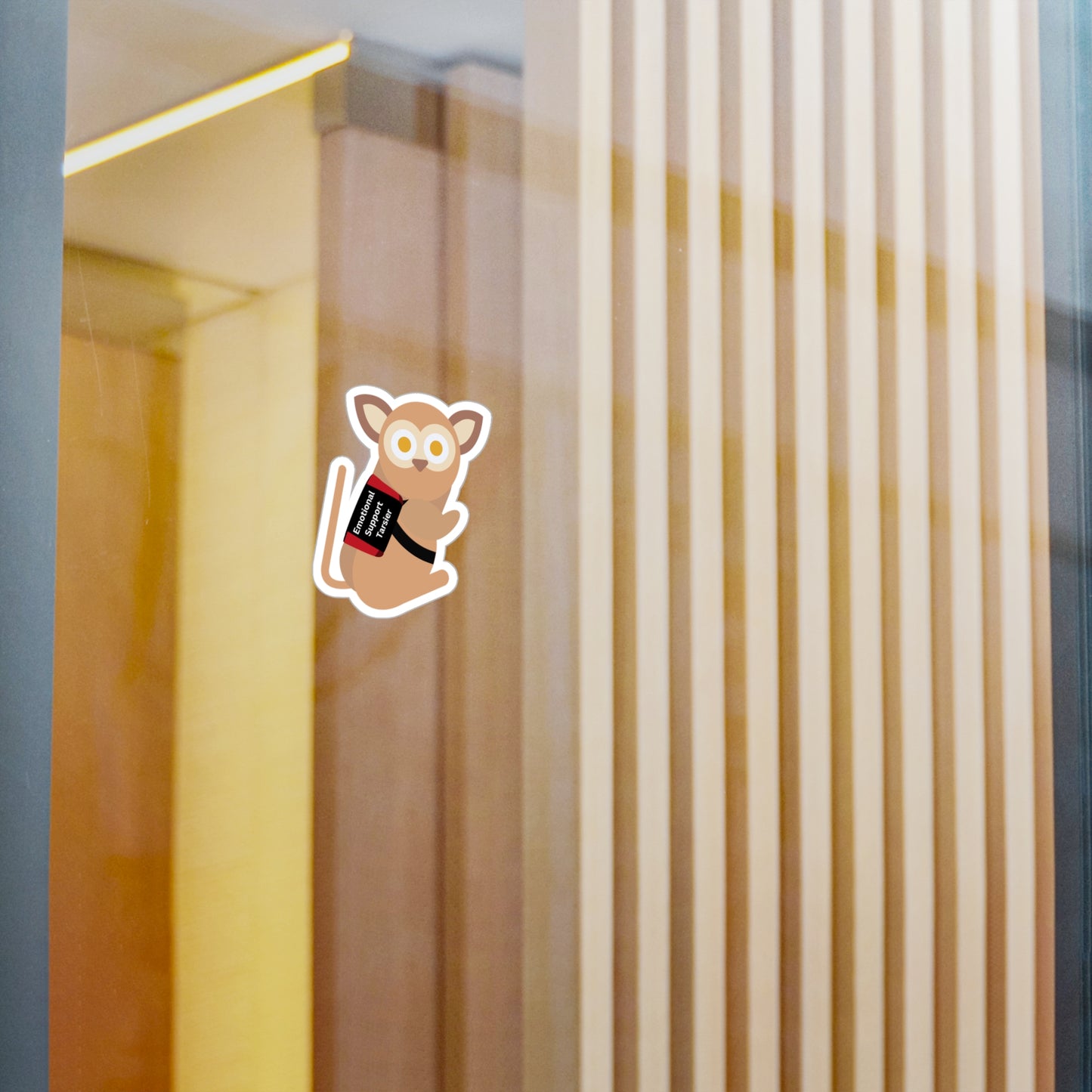Emotional Support Tarsier Vinyl Decal