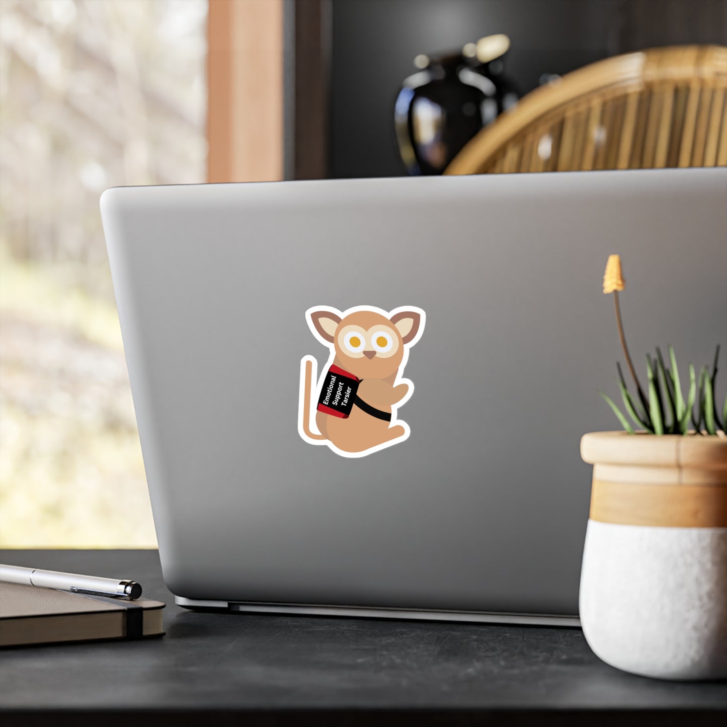 Emotional Support Tarsier Vinyl Decal