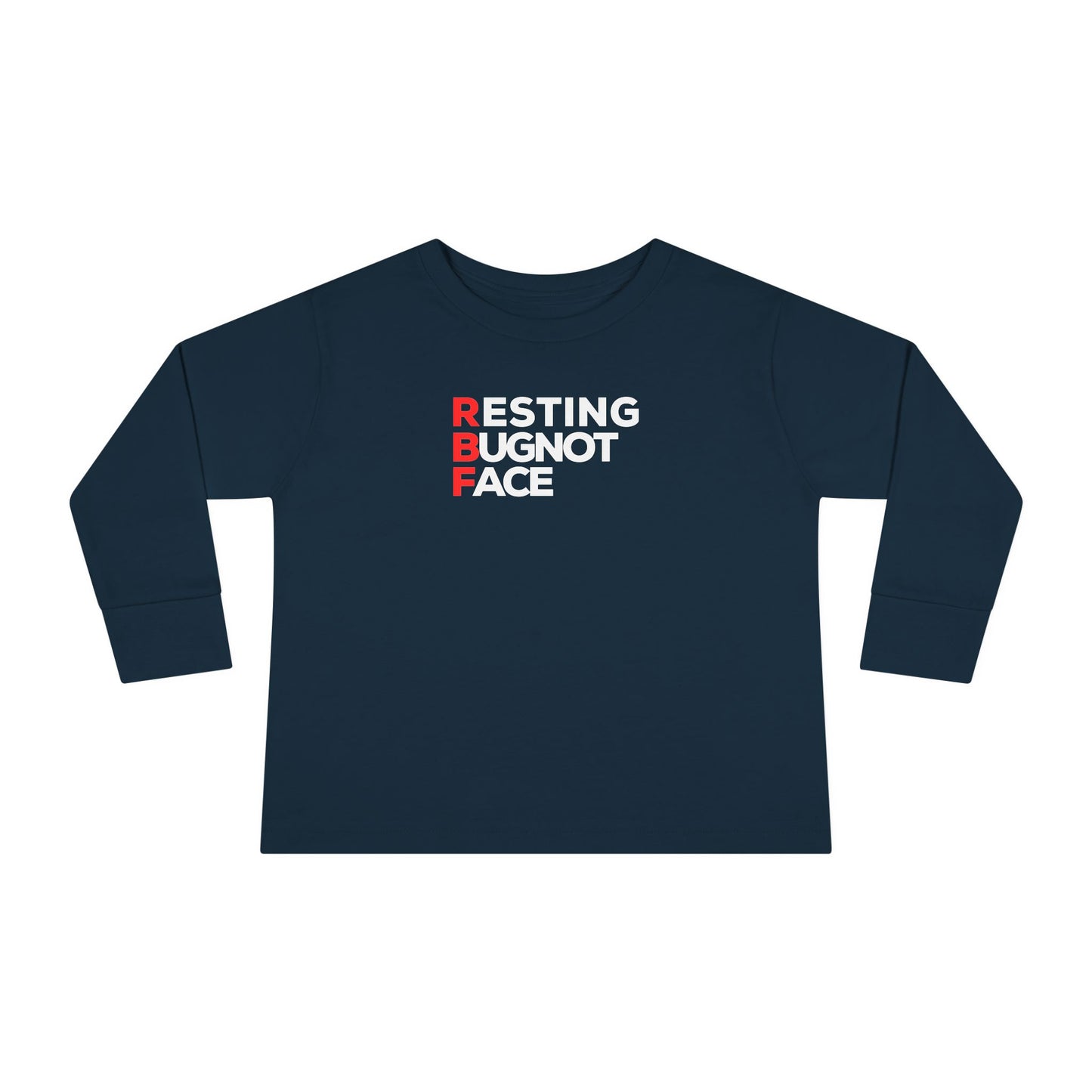 Resting Bugnot Face Long Sleeve Tee - Toddler
