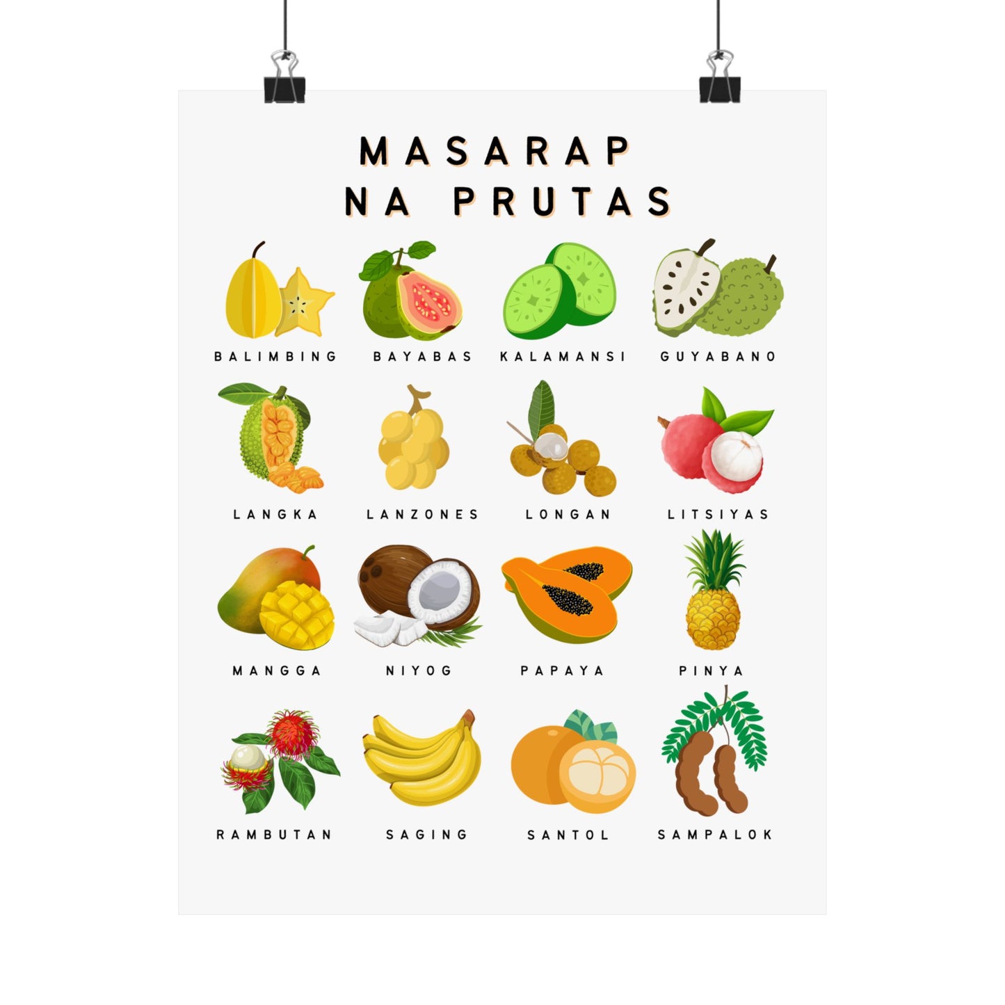 Delicious Fruit Poster Print