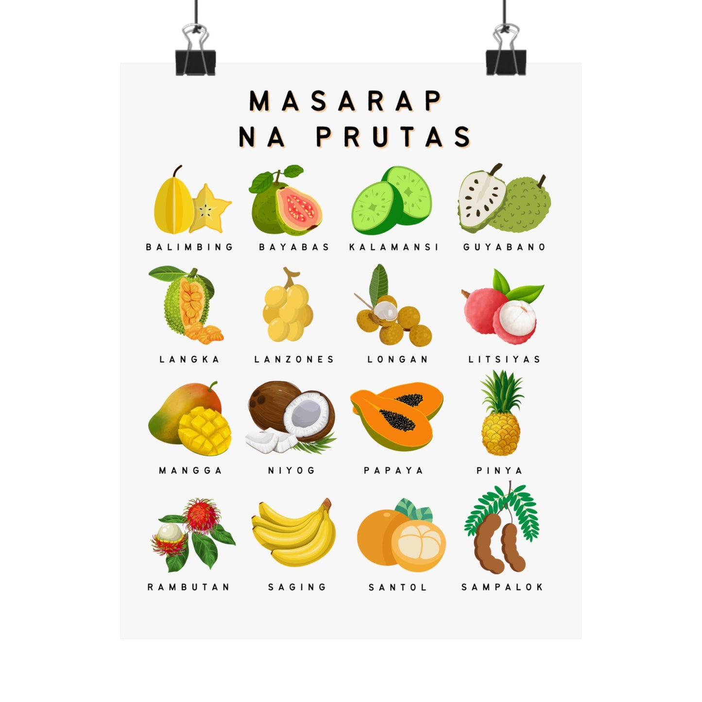 Delicious Fruit Poster Print