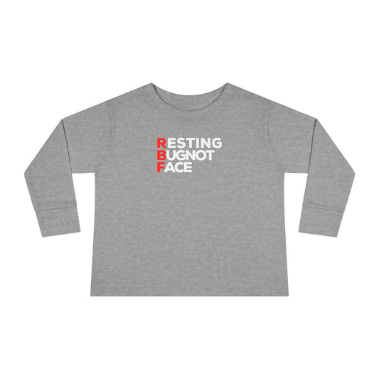 Resting Bugnot Face Long Sleeve Tee - Toddler
