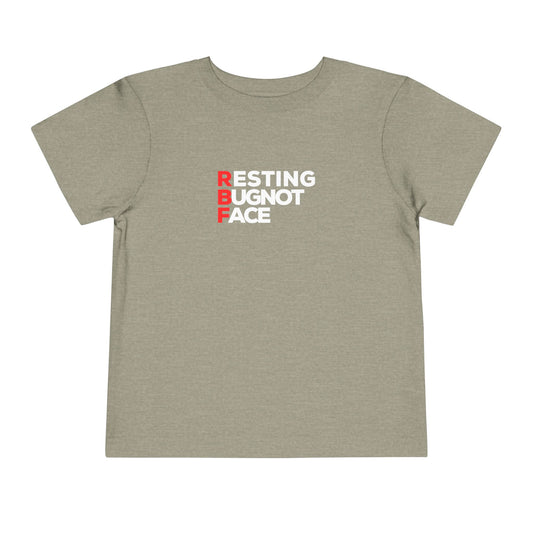 Resting Bugnot Face Short Sleeve Tee - Toddler